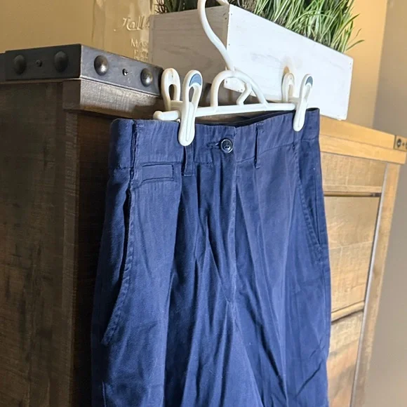 Vintage 80s Esprit Navy Shorts High Waisted NWT Size 9/10 - Picture 3 of 4